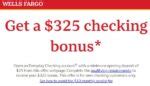 Wells Fargo Bonus Promotions: $2,500 Premier, $525 Savings, $325.